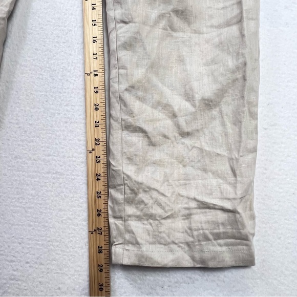 IXIMO Womens Pants Barrel Leg Linen XXL Lagenlook Coastal Beach Cream Athleisure - Picture 10 of 14